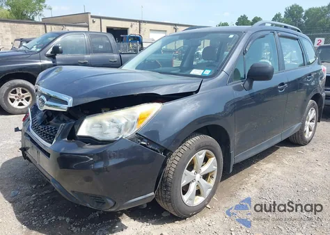 2015 Subaru Forester 2.5I from USA, damaged, VIN JF2SJABC3FH473423
